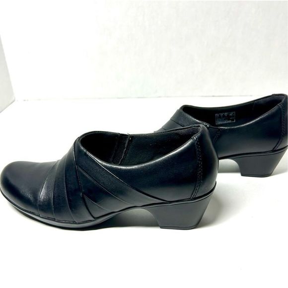 Clarks Collection Pull On Black Mules Size 8M - Picture 5 of 8